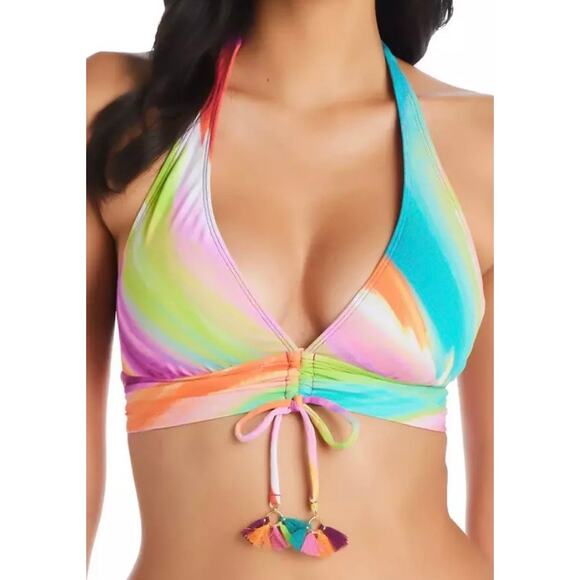 Bleu Rod Beattie Splash Out Halter Bikini Top 12 NWT - Picture 1 of 3
